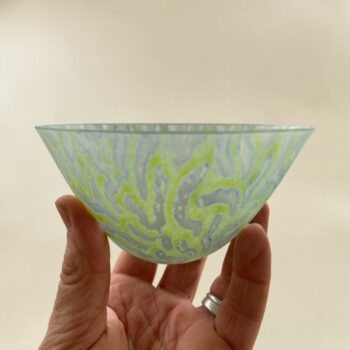 Alternative view of Coral inspired Medium Glass Bowl